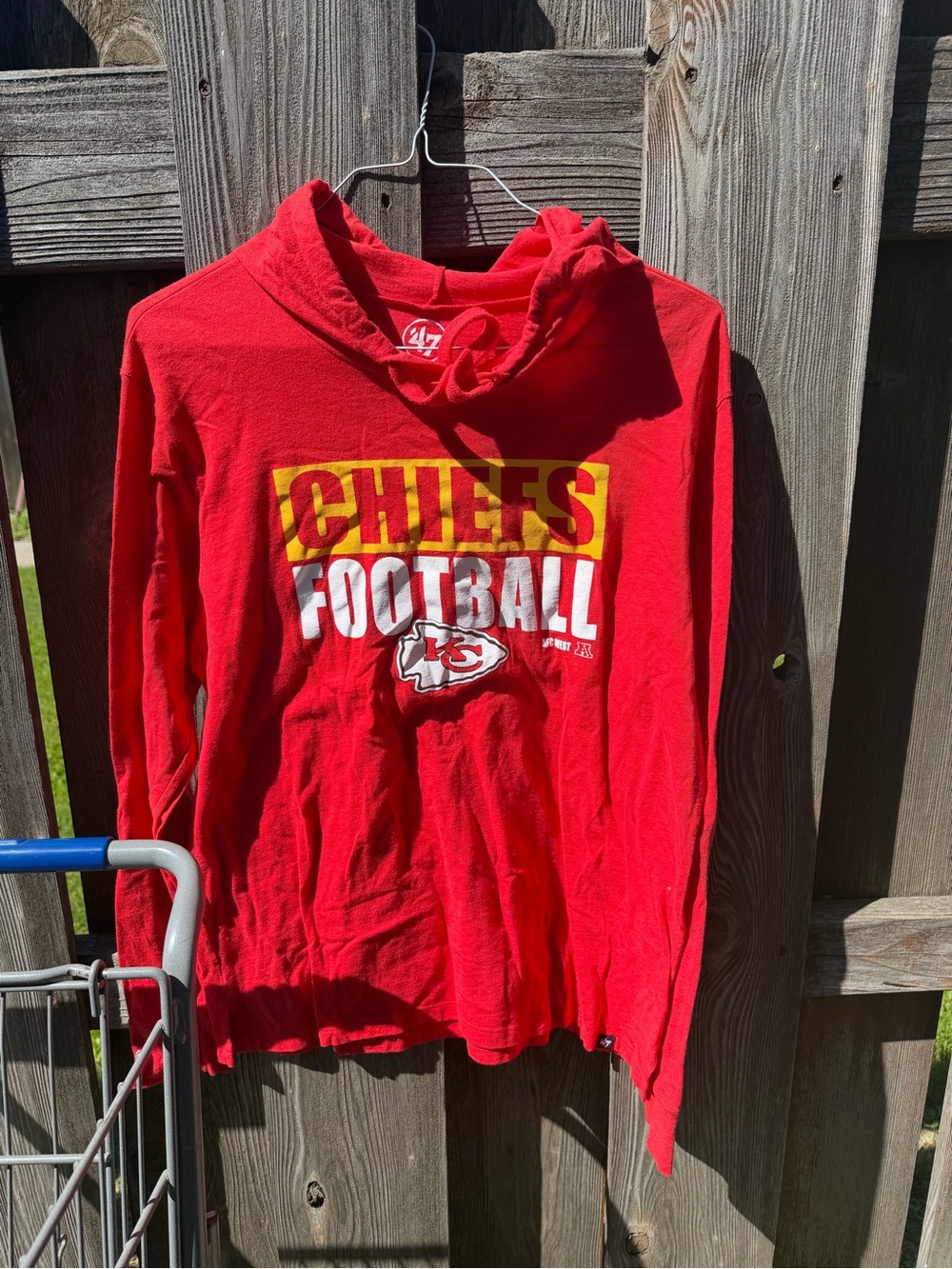 47 Kansas City Chiefs Red Women Hooded Tee